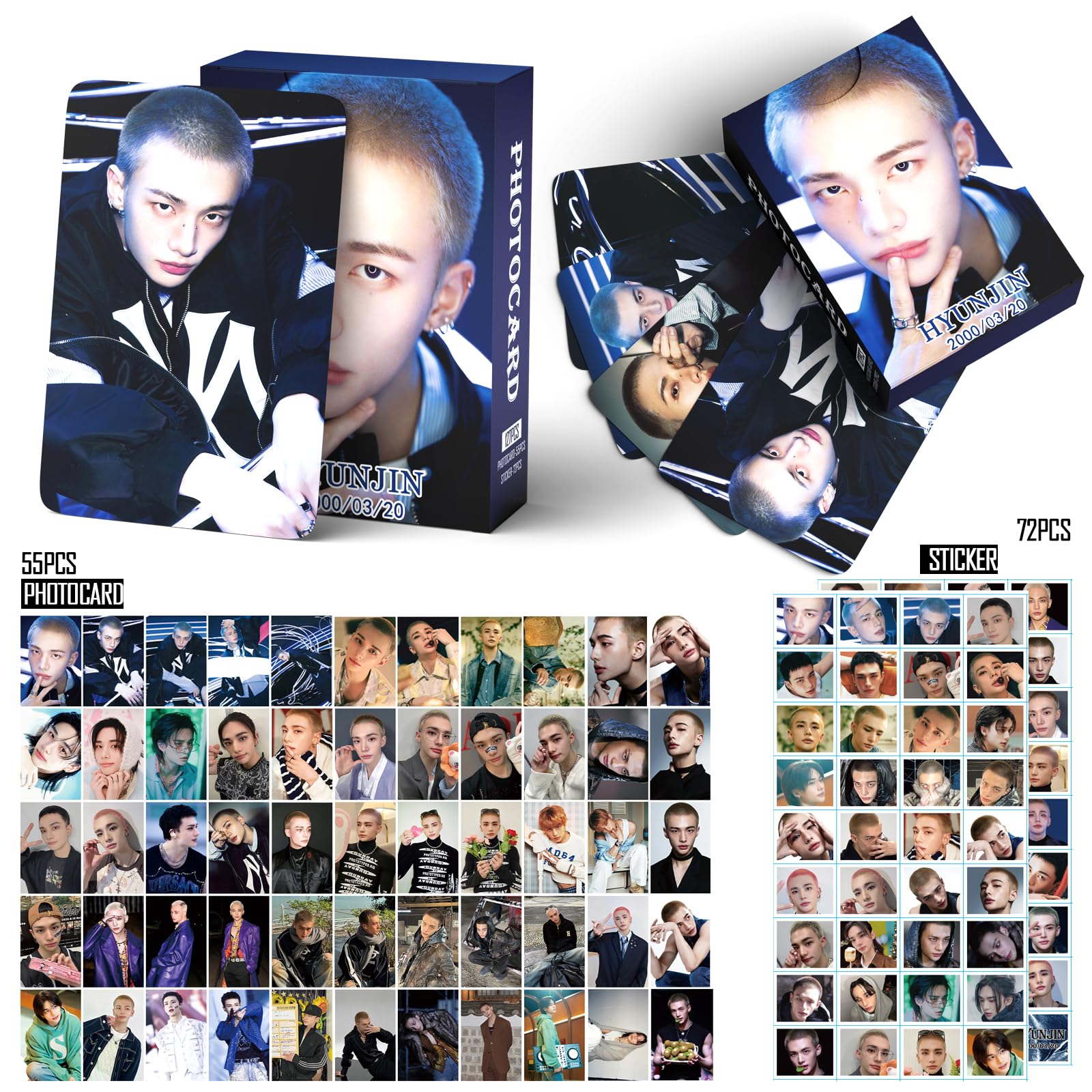 PYAJUU Stray Kids DominATE World Tour Photocards 127 peças KPOP